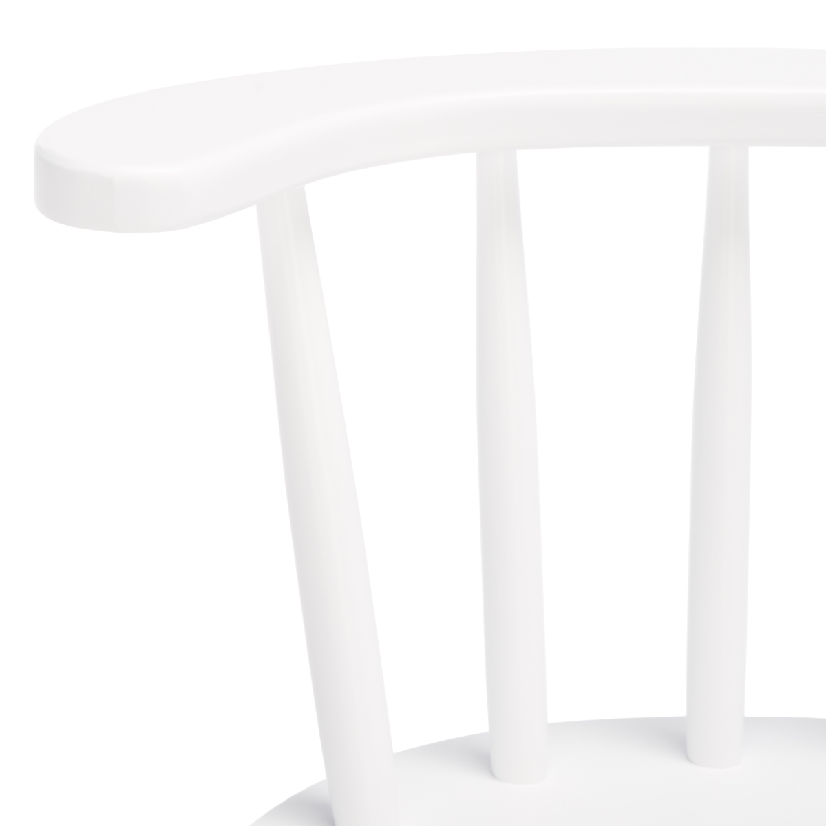 Jay Wood Counter Stool - White - Safavieh - Image 2