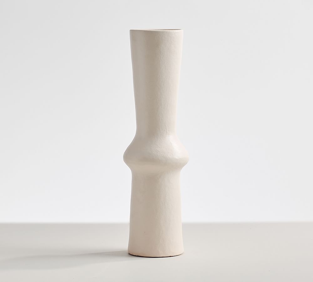 Studio Vase Collection, Gourd, White - Image 0