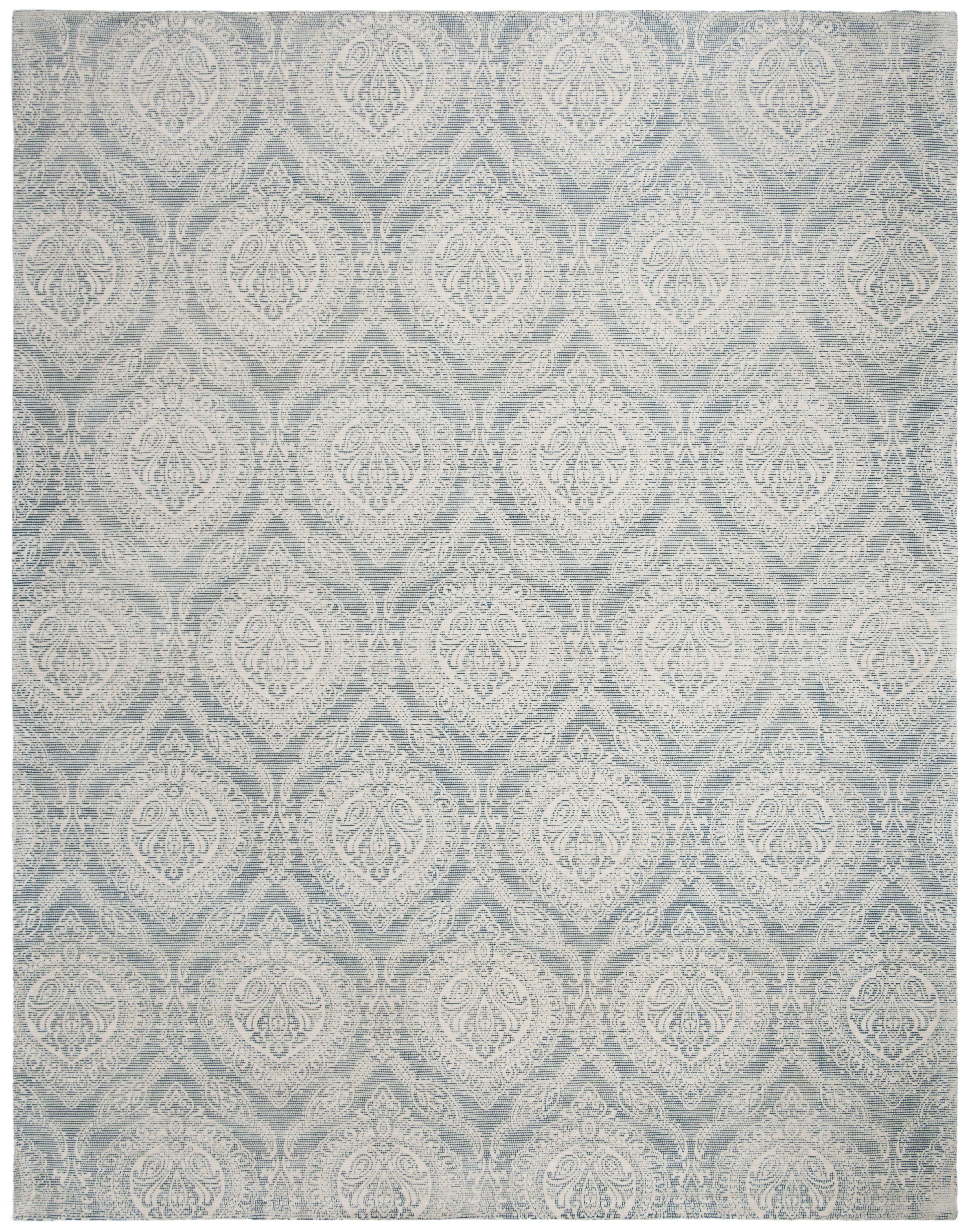 Arlo Home Hand Loomed Area Rug, MRB405K, Turquoise/Ivory,  8' X 10' - Image 0