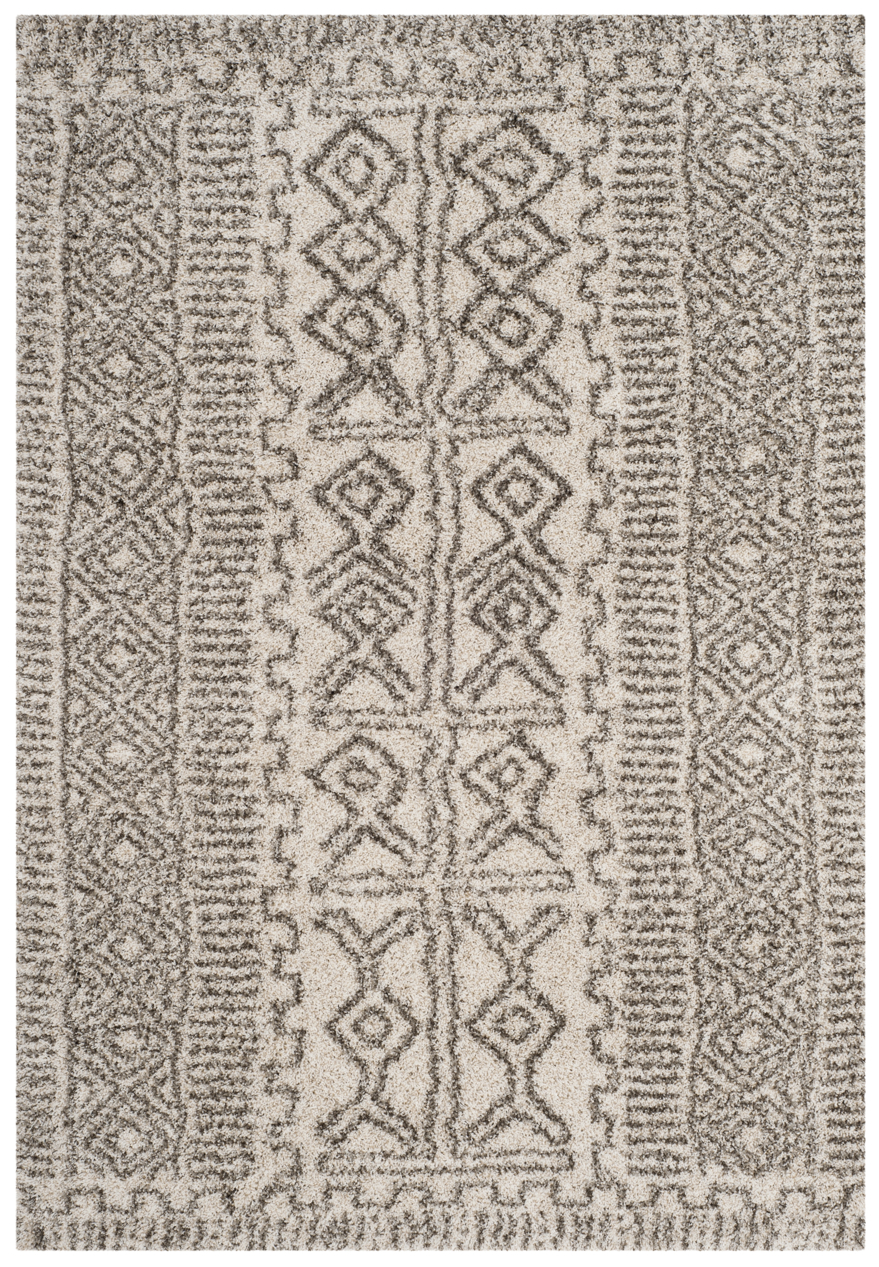 Arlo Home Woven Area Rug, SGH376A, Ivory/Grey,  6' X 9' - Image 0