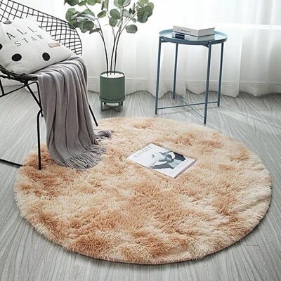 YLYAJR46551177T_Fluffy Area Rugs Anti-Skid Shag Area Rug Bedroom Carpet Rugs Floor  Mat - Image 0