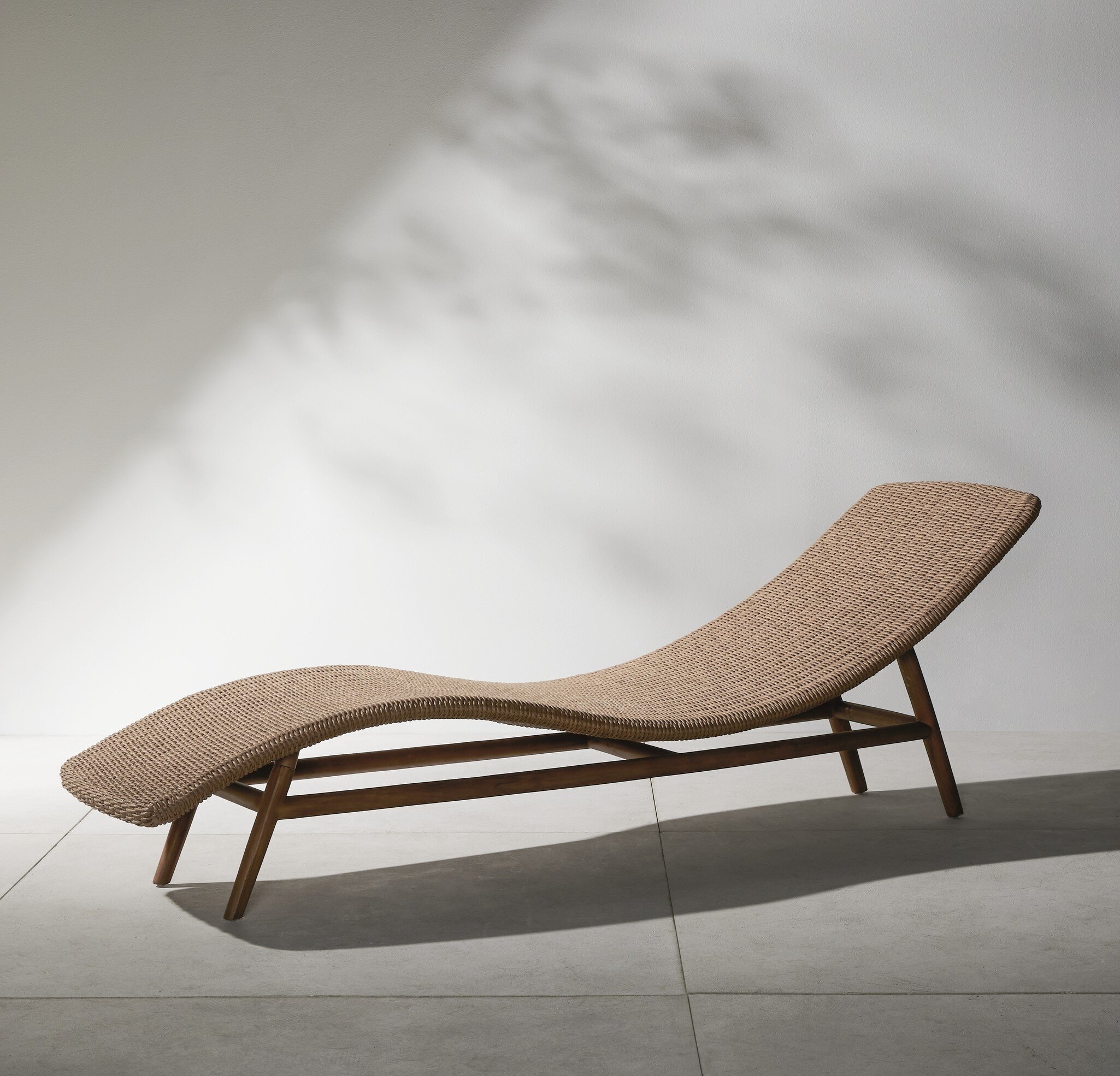 Portia Outdoor Chaise - Vintage Natural - Image 11