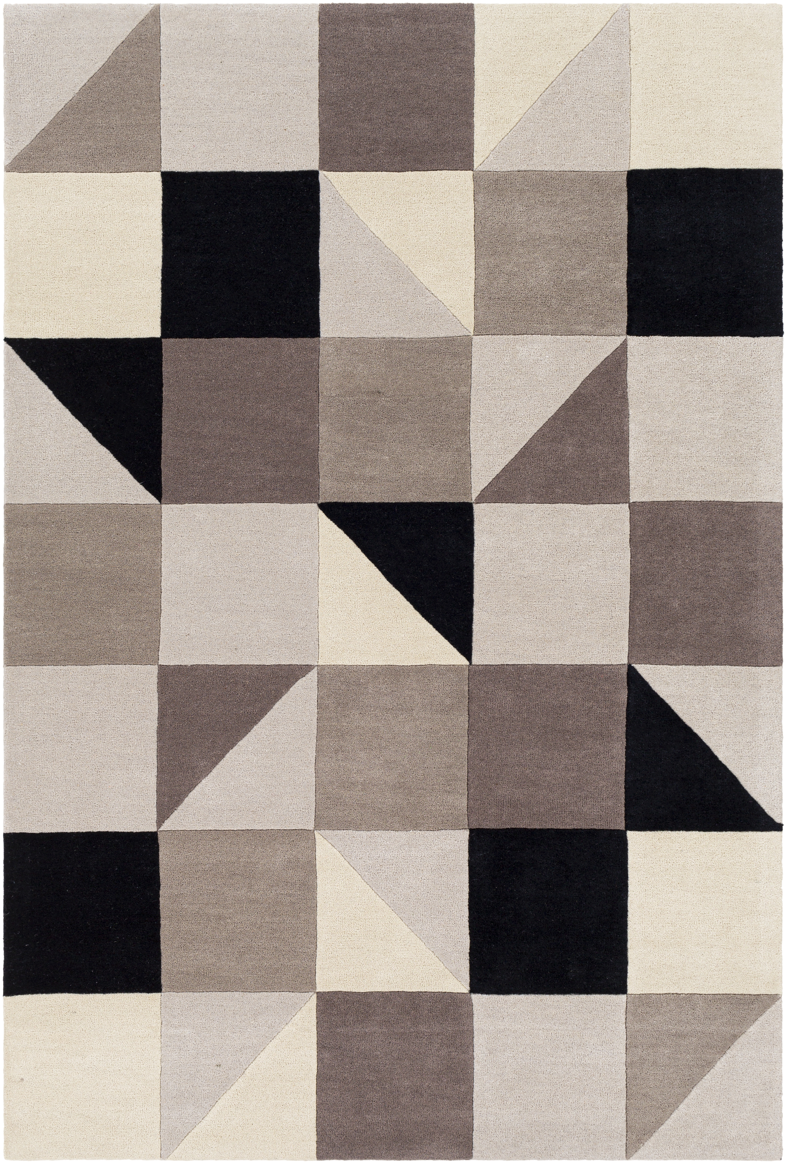 Queens Black Indoor 2' x 3' Handmade Rug - Image 0