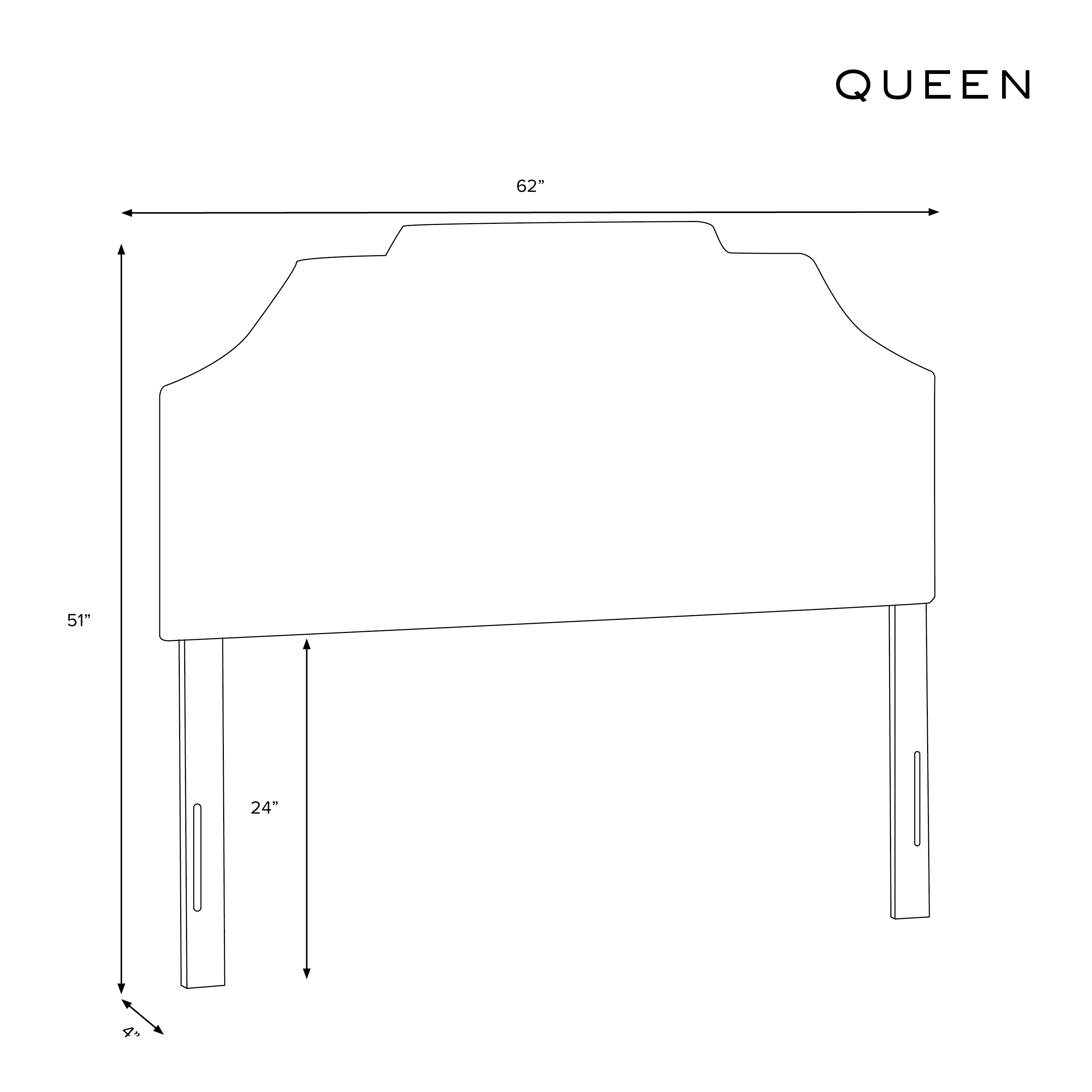 Queen Leona Headboard - Image 5