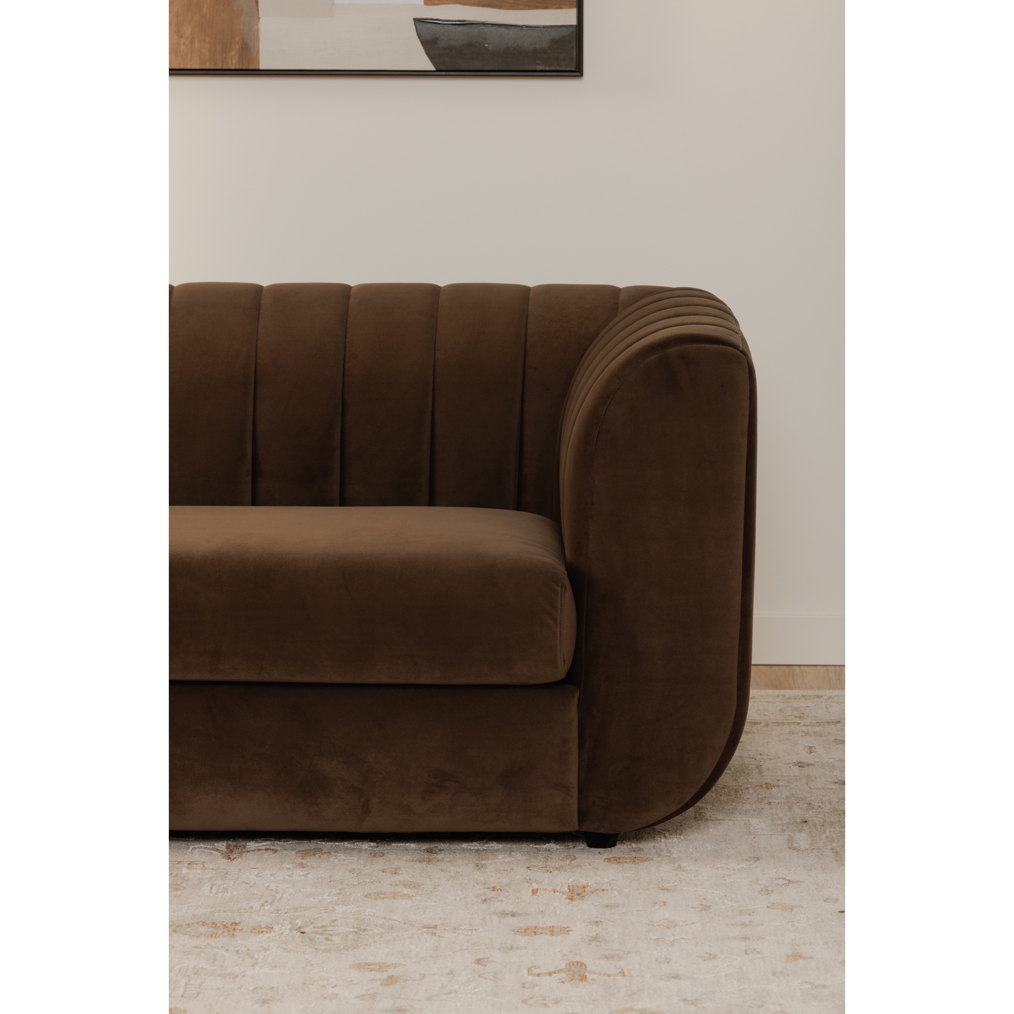 Rosy Sofa Dark Brown - Image 9