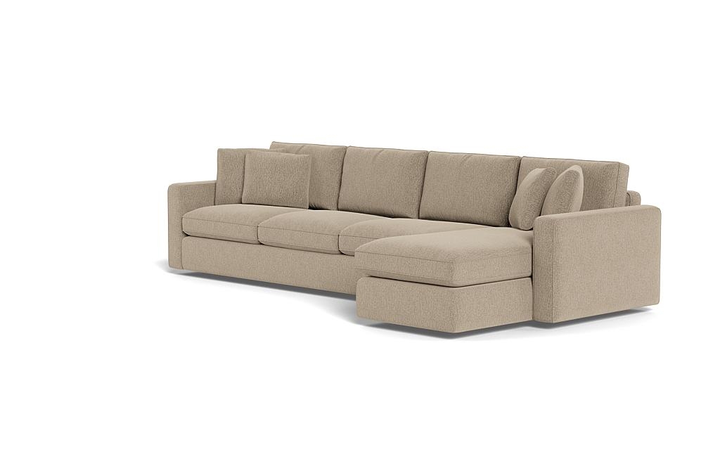 James 4-Seat Right Chaise Sectional with Storage - Image 2