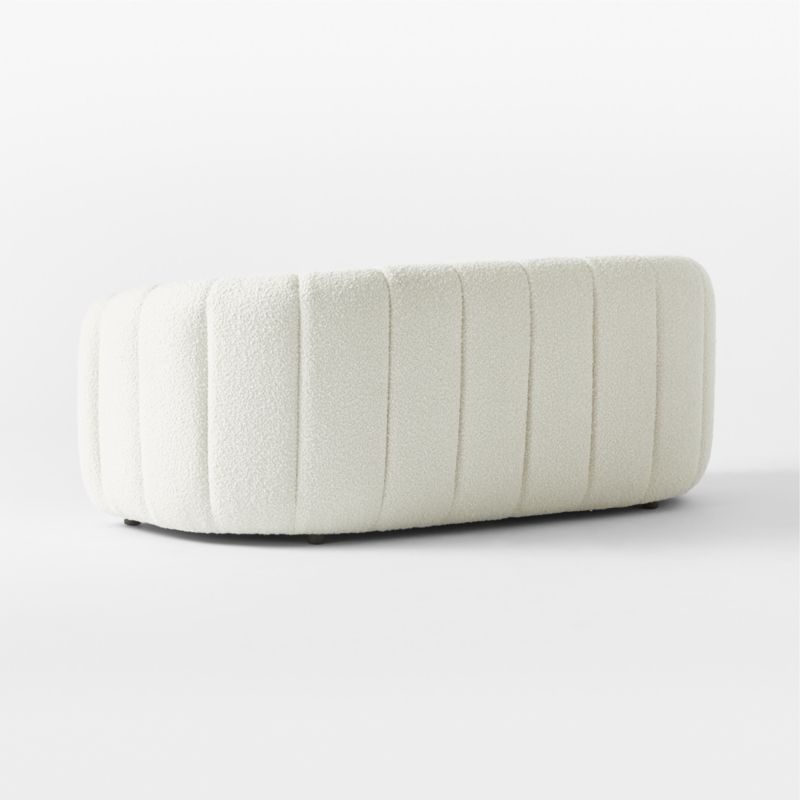 Fitz 72.5" Loveseat Bloce Cream - Image 4