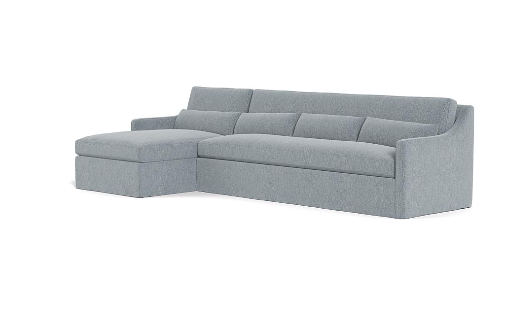Ella Slipcovered 4-Seat Left Chaise Sectional - Image 2