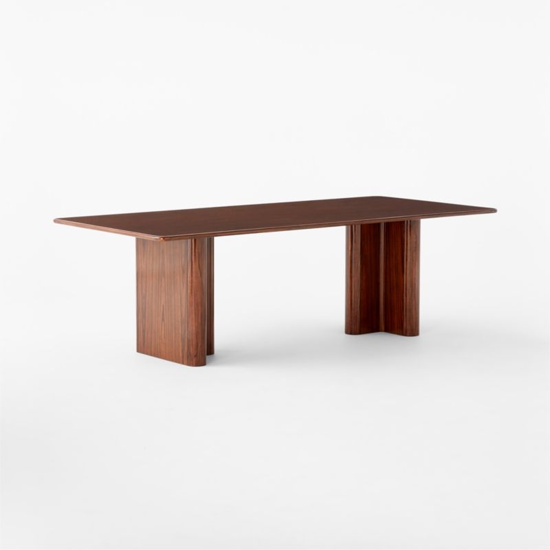 Royce Rectangular Dark Wood Dining Table 96" - Image 4