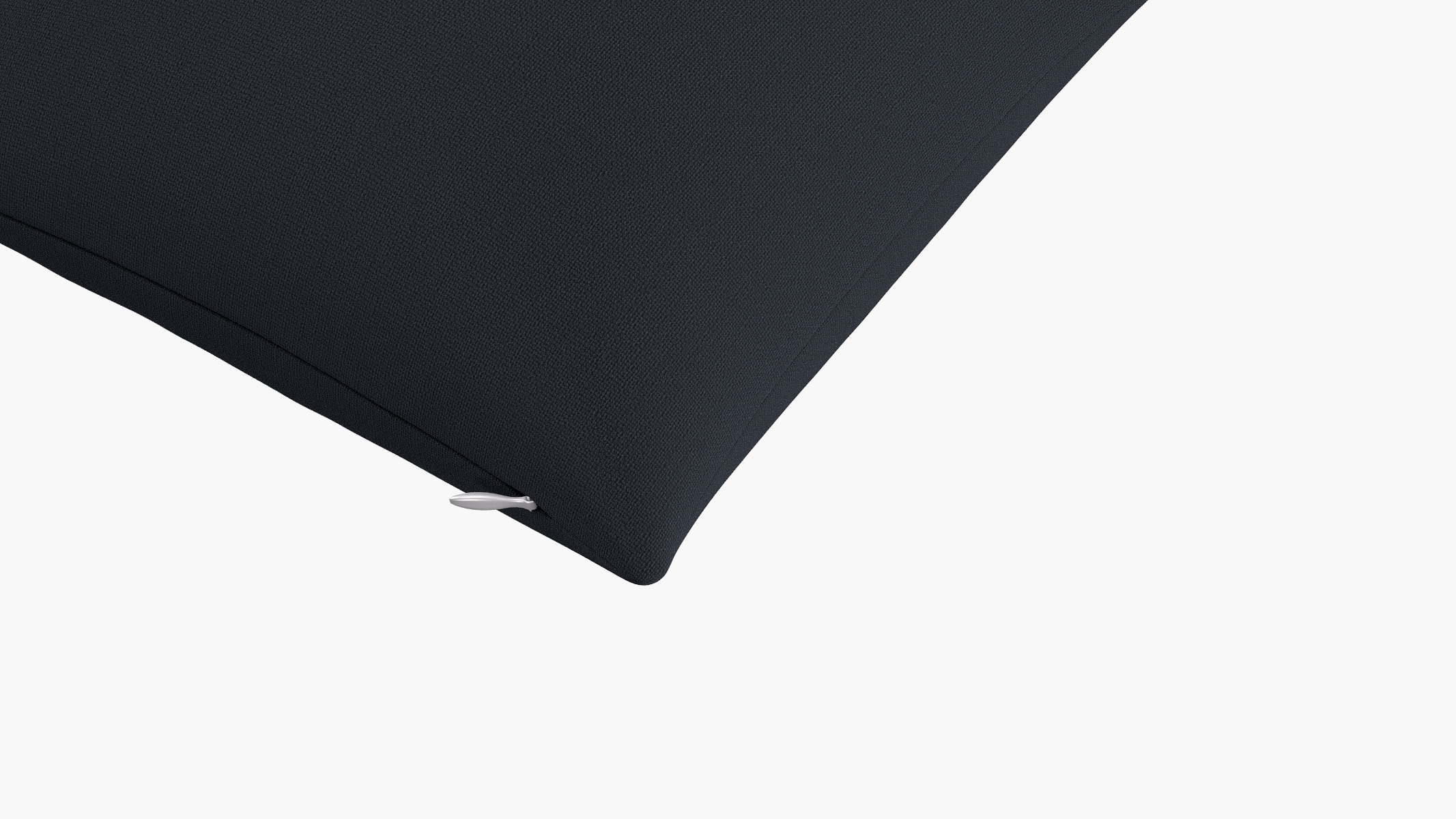 Throw Pillow 16", Navy Everyday Linen, 16" x 16" - Image 1