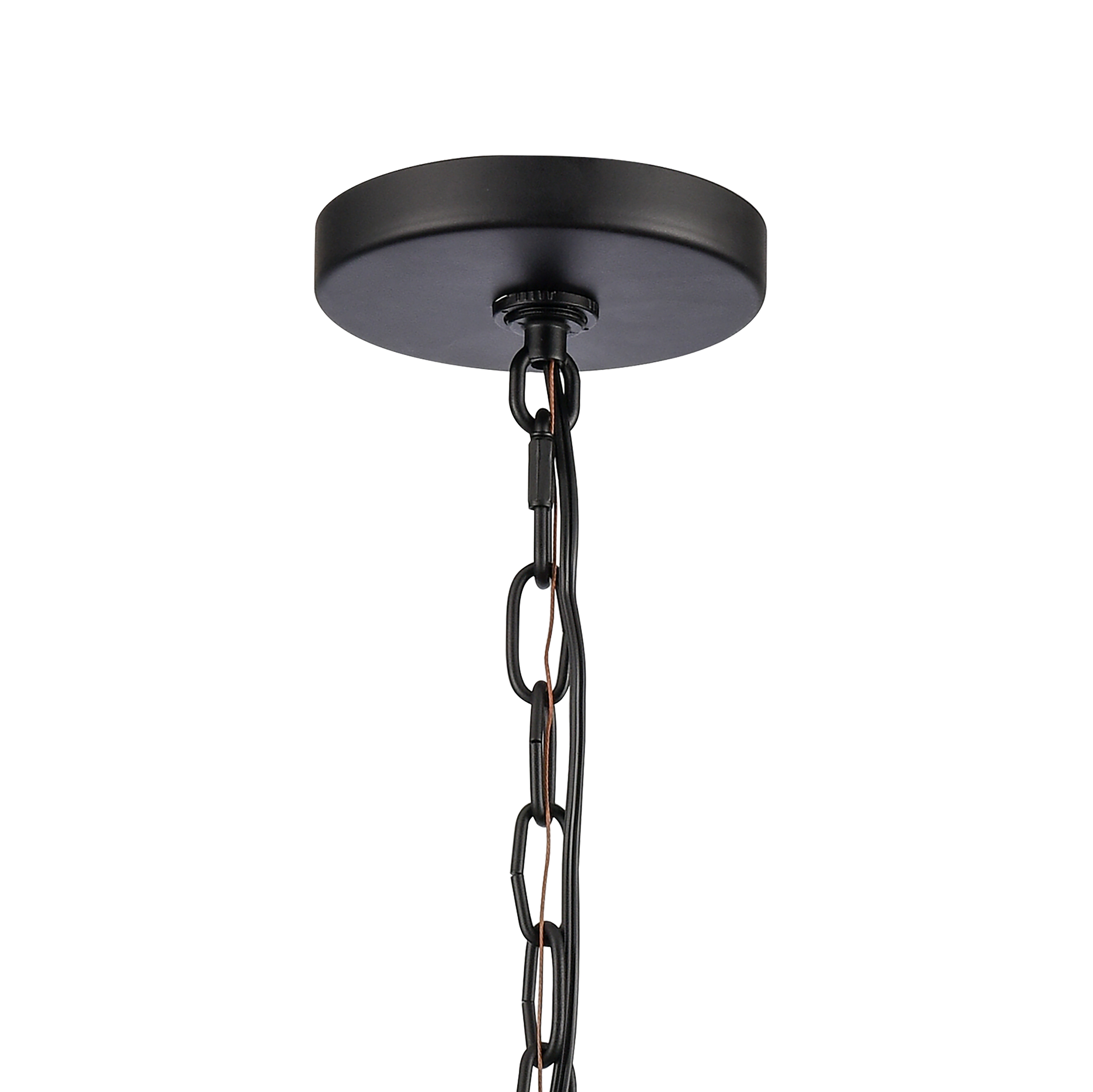 Mendoza 10.25'' Wide 3-Light Pendant - Matte Black - Image 4