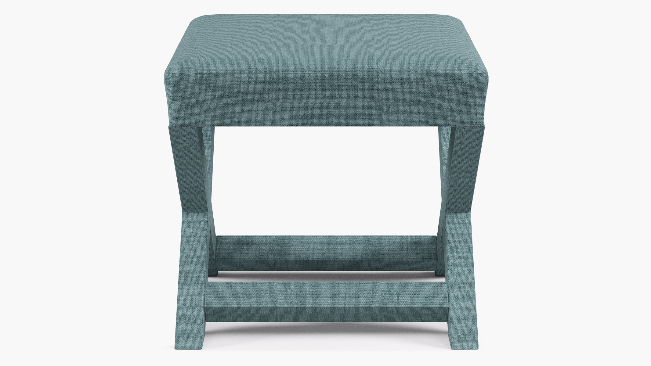 X Bench, Seaglass Linen - Image 2