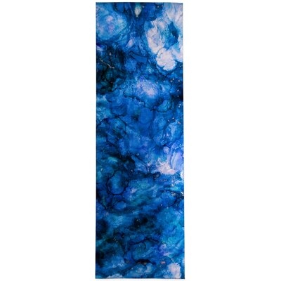 Luciele Abstract Blue Area Rug - Image 0