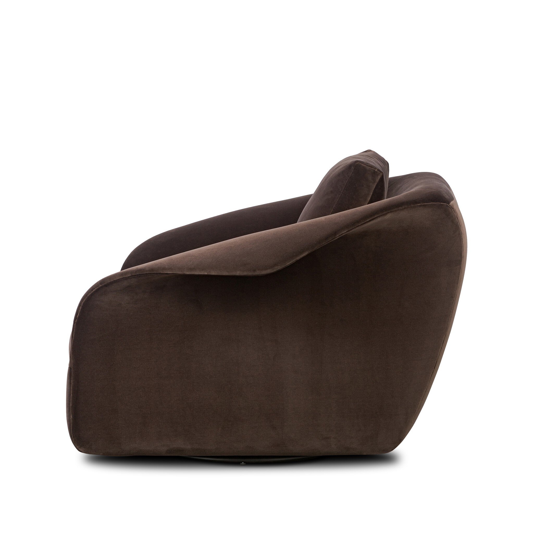 Ezra Swivel Chair - Surrey Cocoa - Image 2