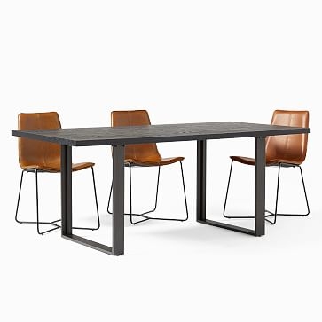 Tompkins Industrial Dining Table- Black - Image 5