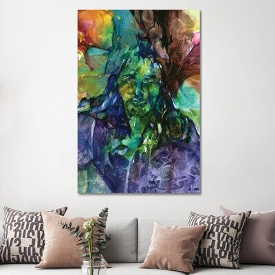 Green Man by Kathy Morton Stanion - Wrapped Canvas Painting - Image 0