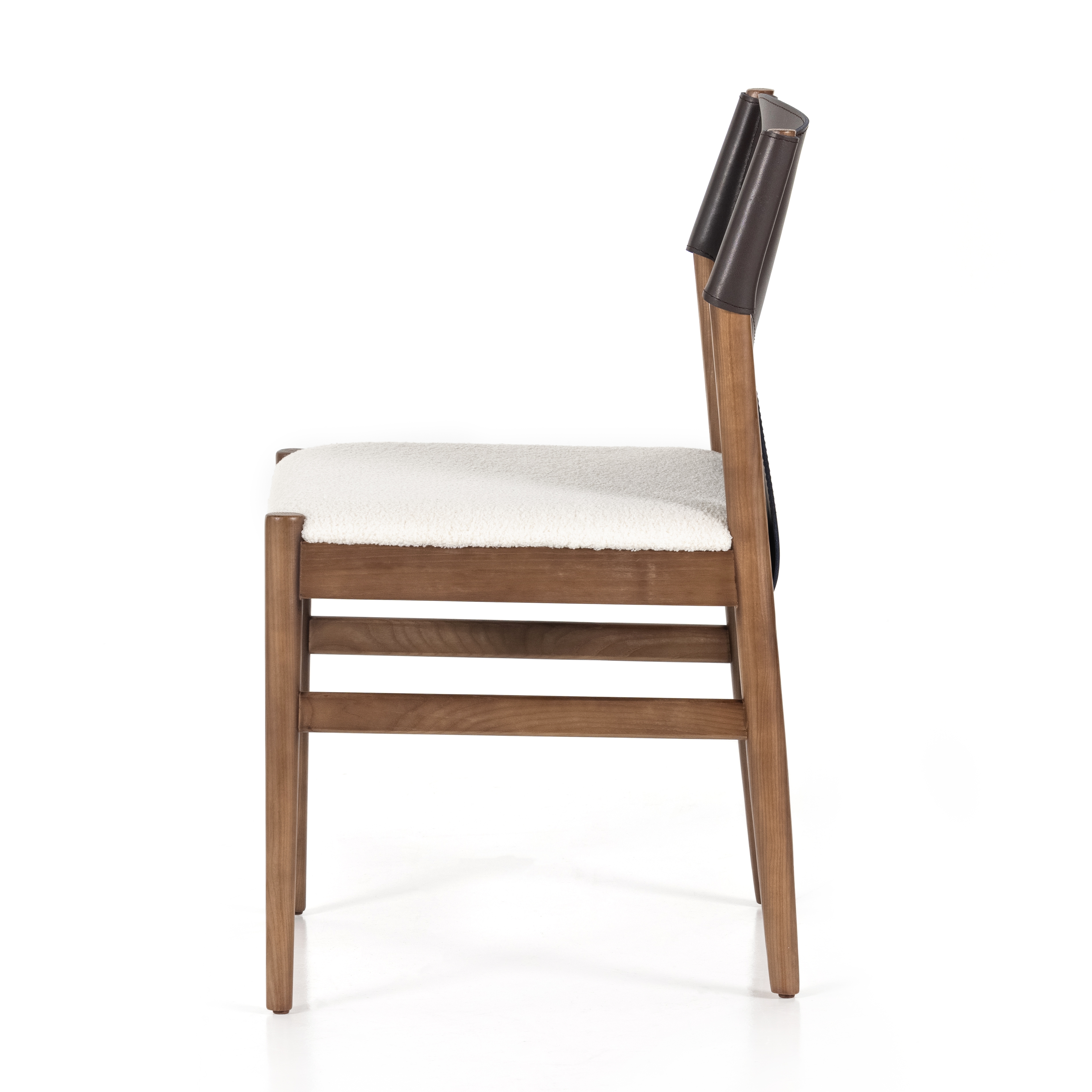 Lulu Armless Dining Chair-Espresso Lthr - Image 5