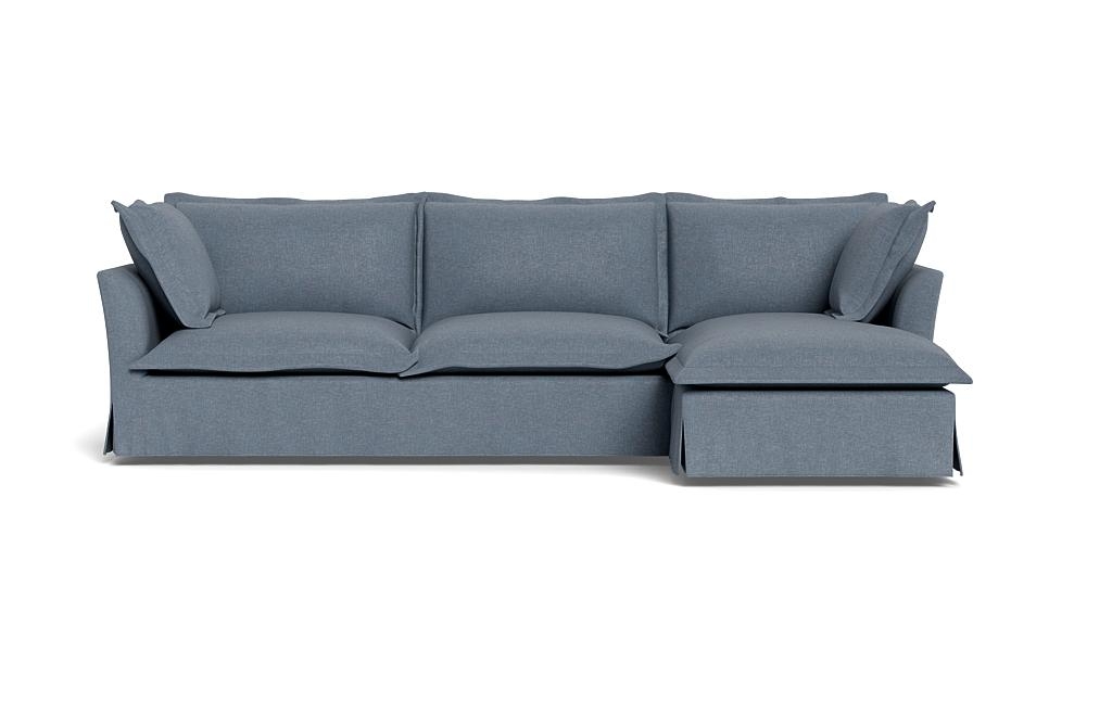 Skylar Slipcovered Right Chaise Sectional - Image 0