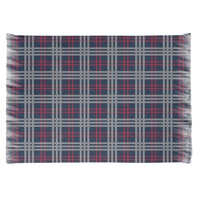 Tennessee Plaid Gray/Charcoal Area Rug - Image 0