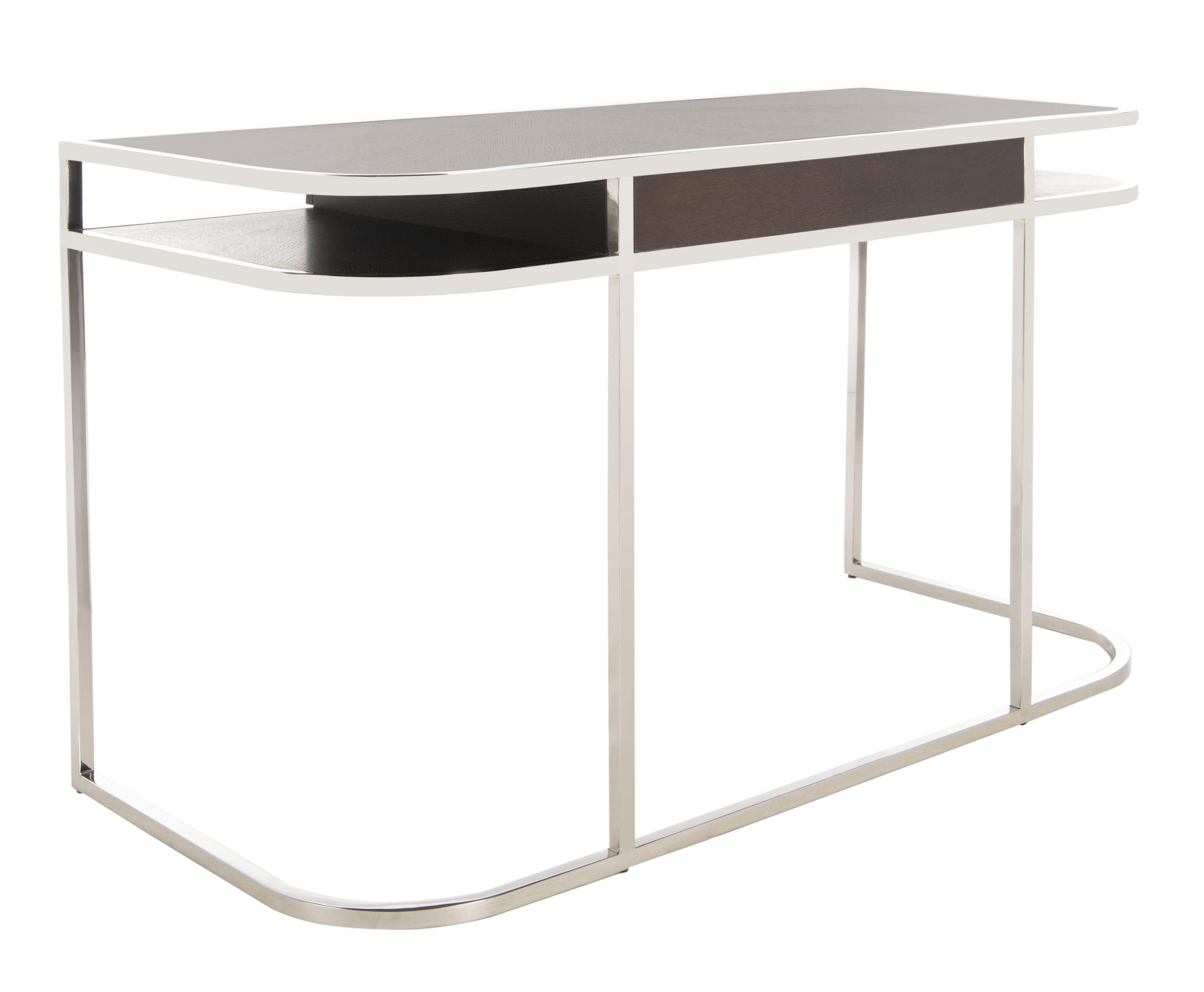 Julian Desk - Espresso/Steel - Safavieh - Image 4