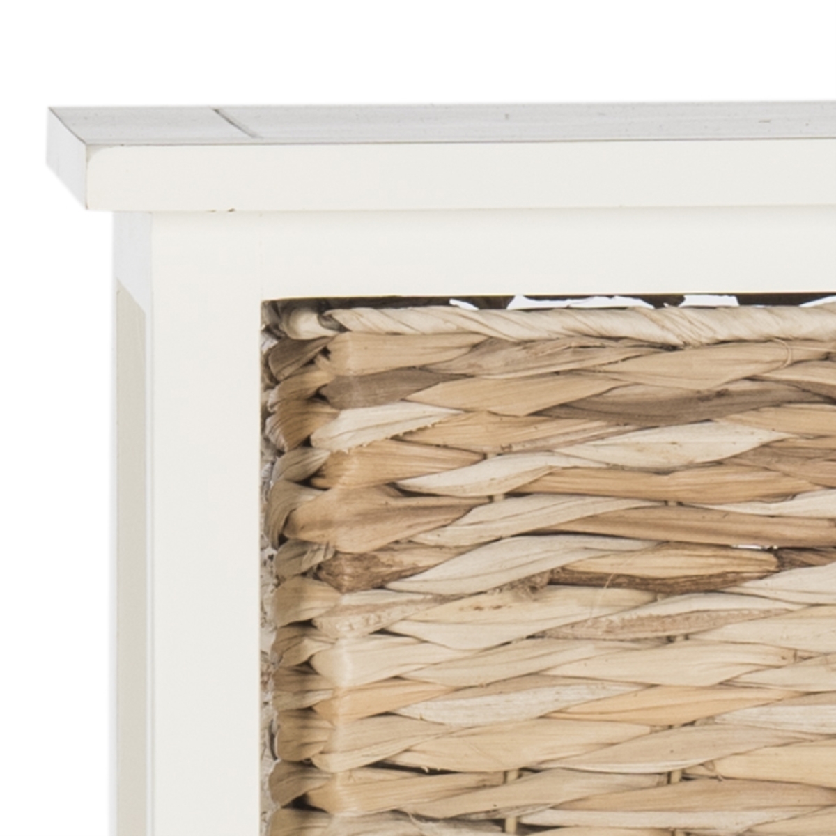 Vedette 5 Basket Storage Tower - Vintage White - Safavieh - Image 2