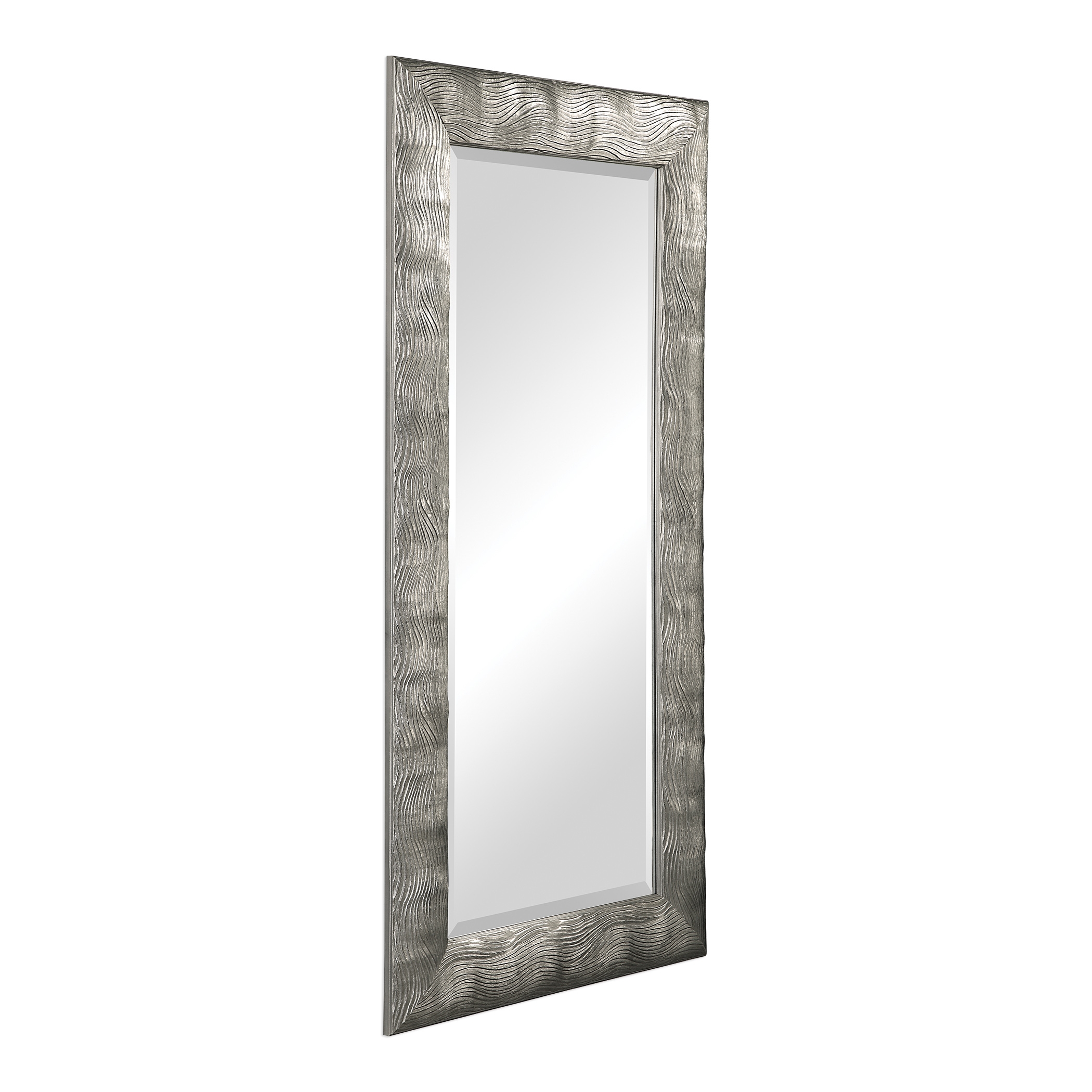 Maeona Metallic Silver Mirror - Image 3