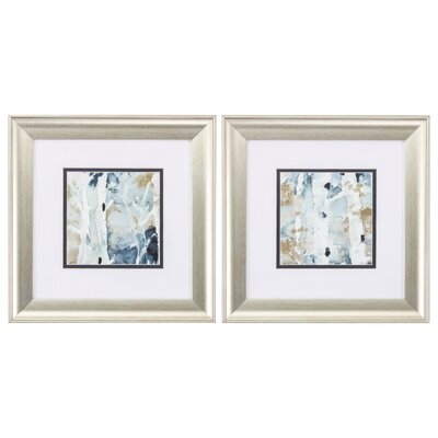Watercolor - 2 Piece Picture Frame Painting Print Set on Glass - Image 0