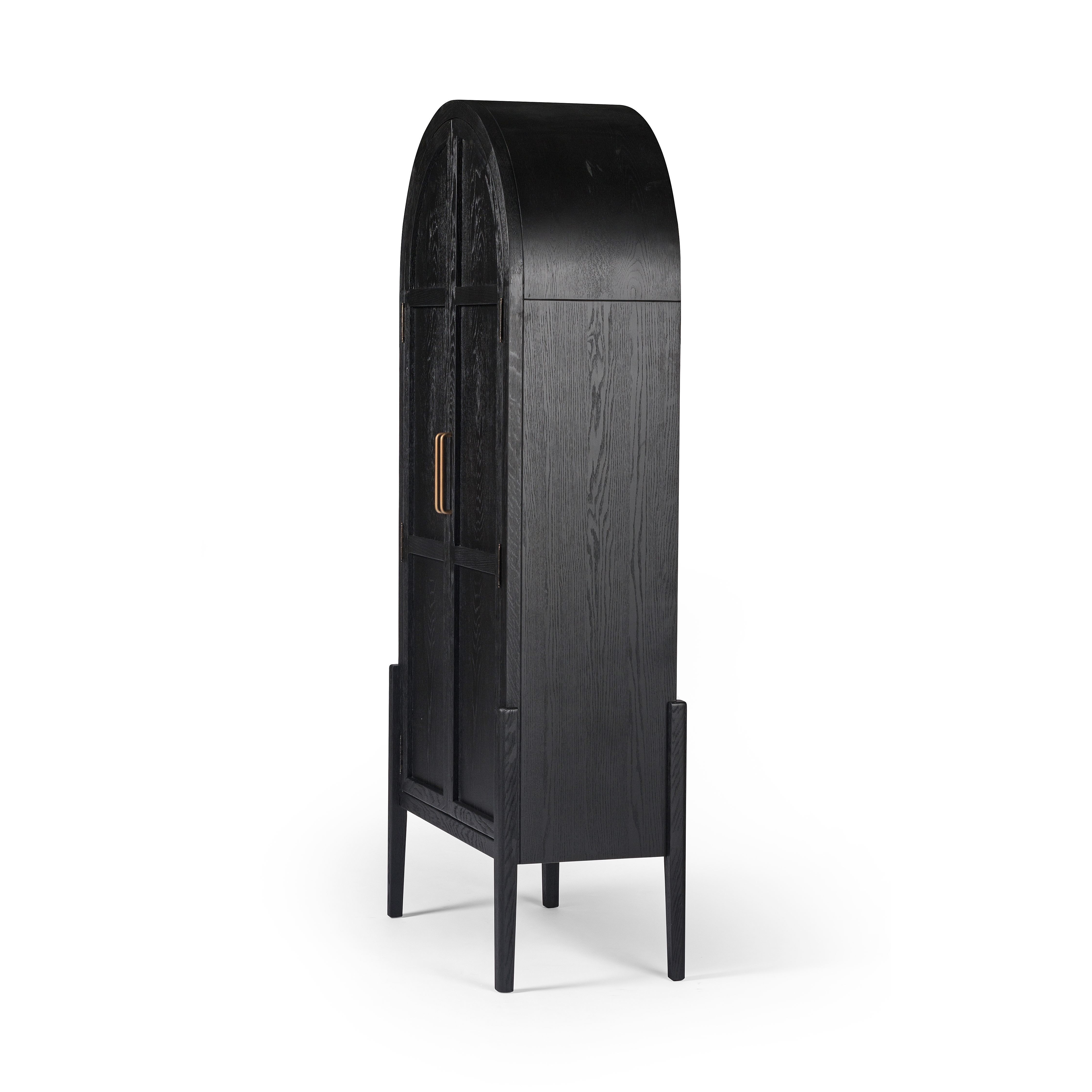 Tolle Panel Door Cabinet-Drifted Mat Blk - Image 2