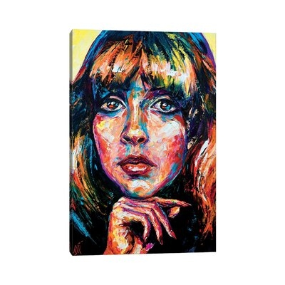 Stevie Nicks by Natasha Mylius - Wrapped Canvas Painting Print - Image 0