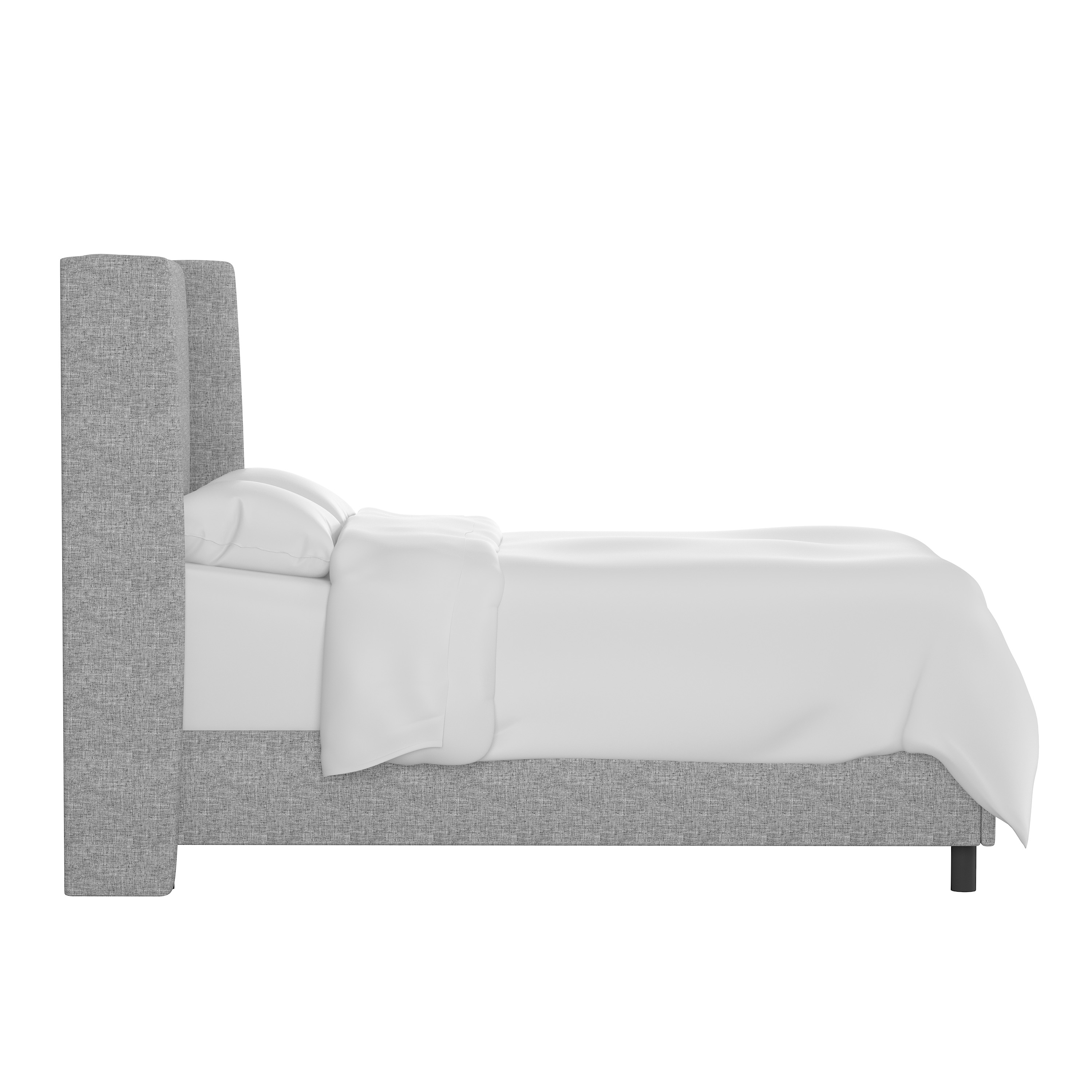 Queen Lawrence Wingback Bed in Zuma Pumice - Image 2