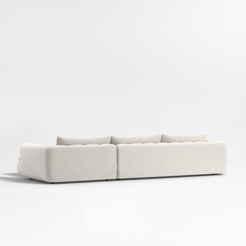 Cambria Bouclé 2-Piece Right-Arm Chaise Sectional Sofa - Image 4