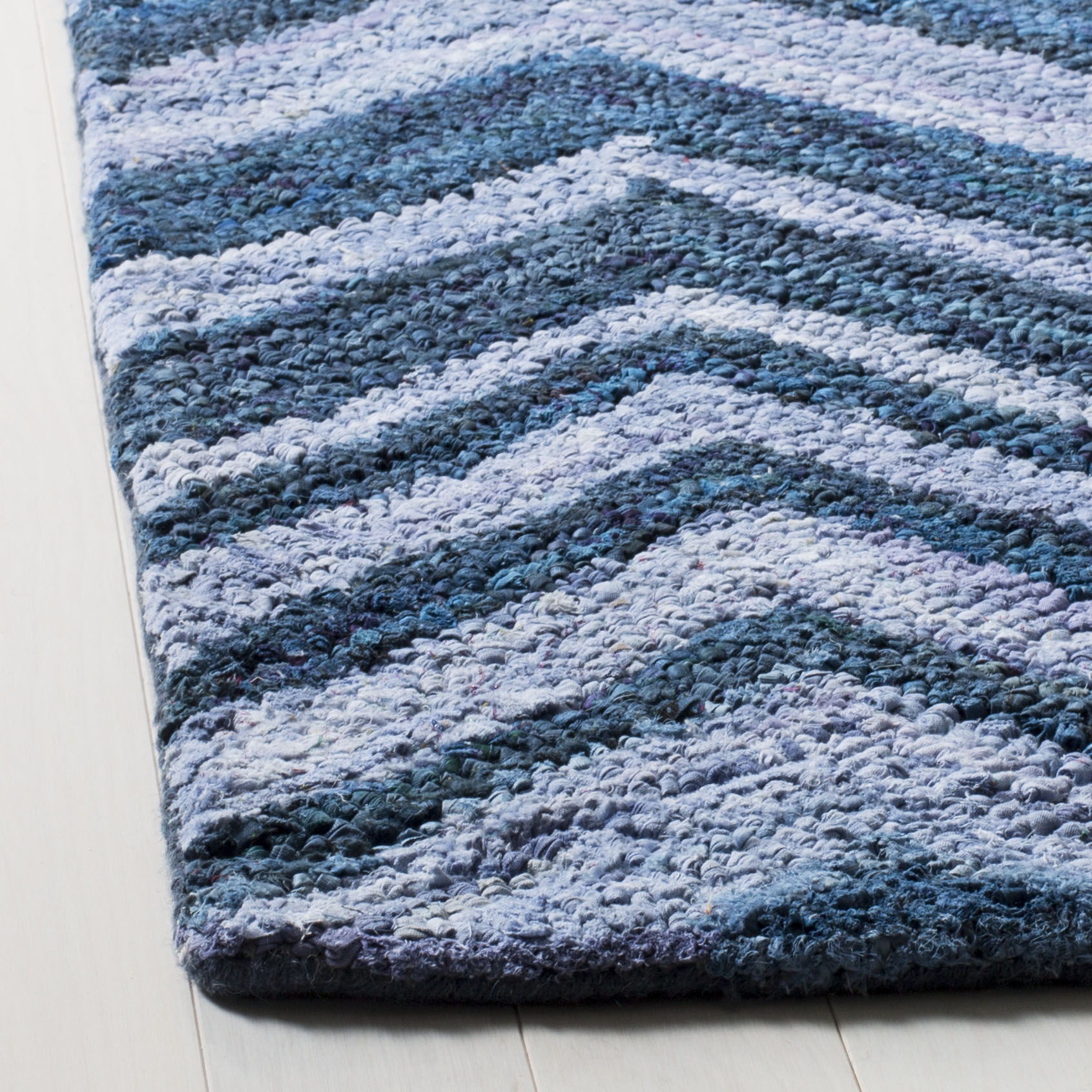 Arlo Home Hand Tufted Area Rug, NAN145A, Blue/Multi,  8' X 10' - Image 1