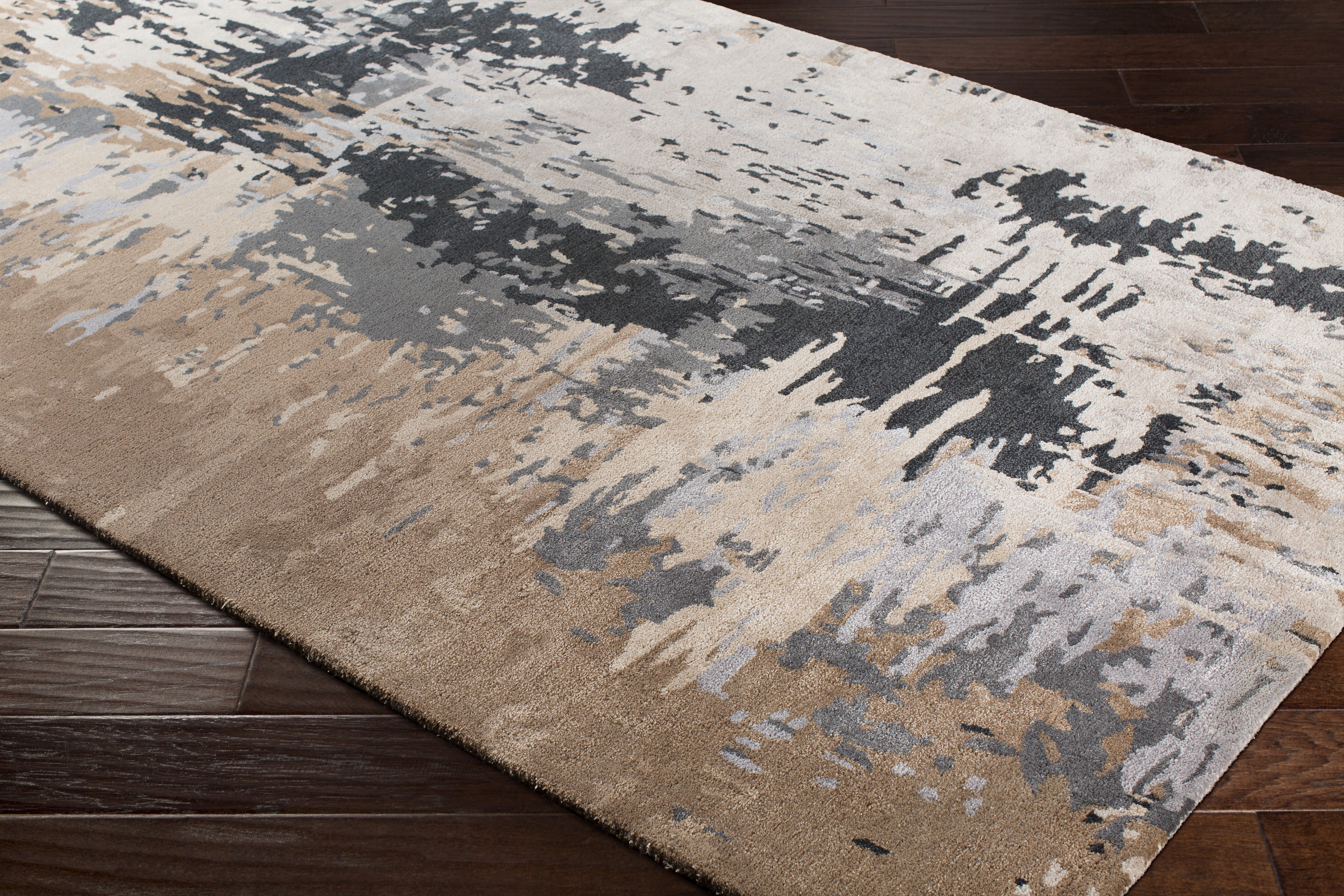 Banshee Beige Indoor 3'3" x 5'3" Handmade Rug - Image 6
