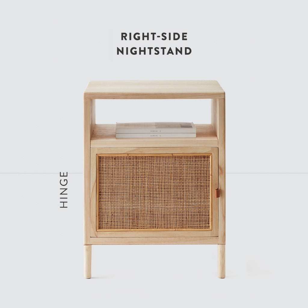 The Citizenry Kayan Nightstand Mindi & Cane | Light Wood - Image 6