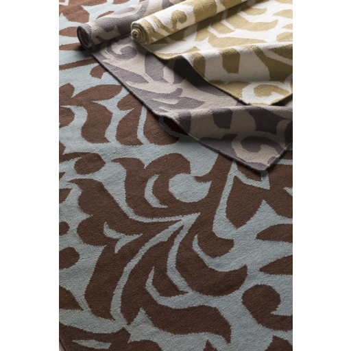 Market Place Brown Indoor 3'6" x 5'6" Handmade Rug - Image 0