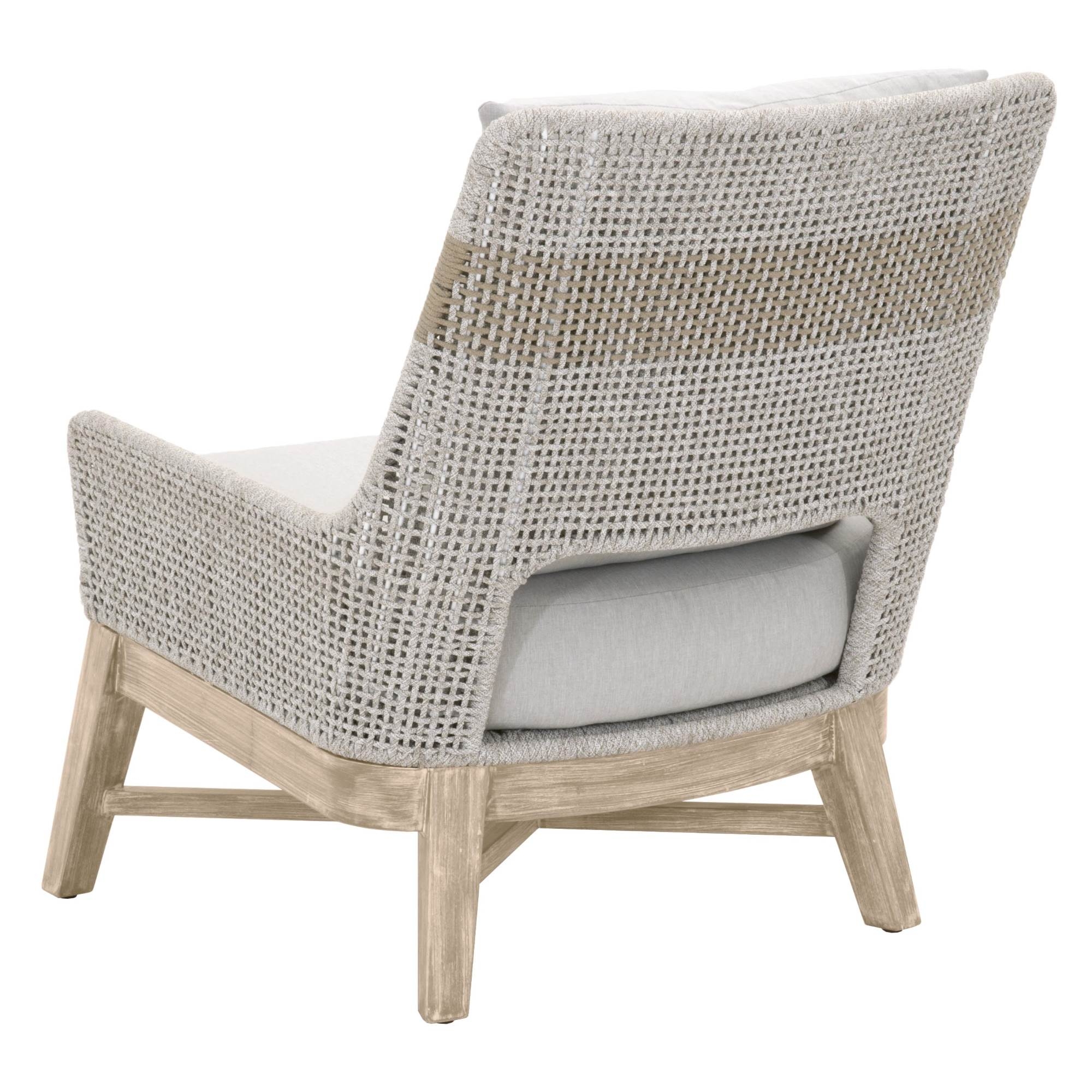 Panorama Indoor/Outdoor Club Chair, White Taupe - Image 3
