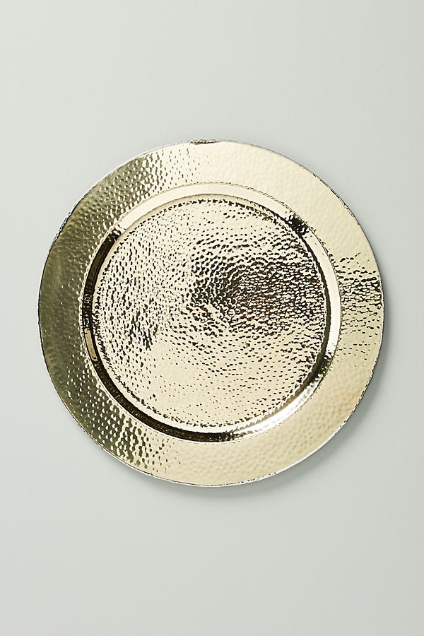 Axel Metallic Stainless Steel Charger - Image 0