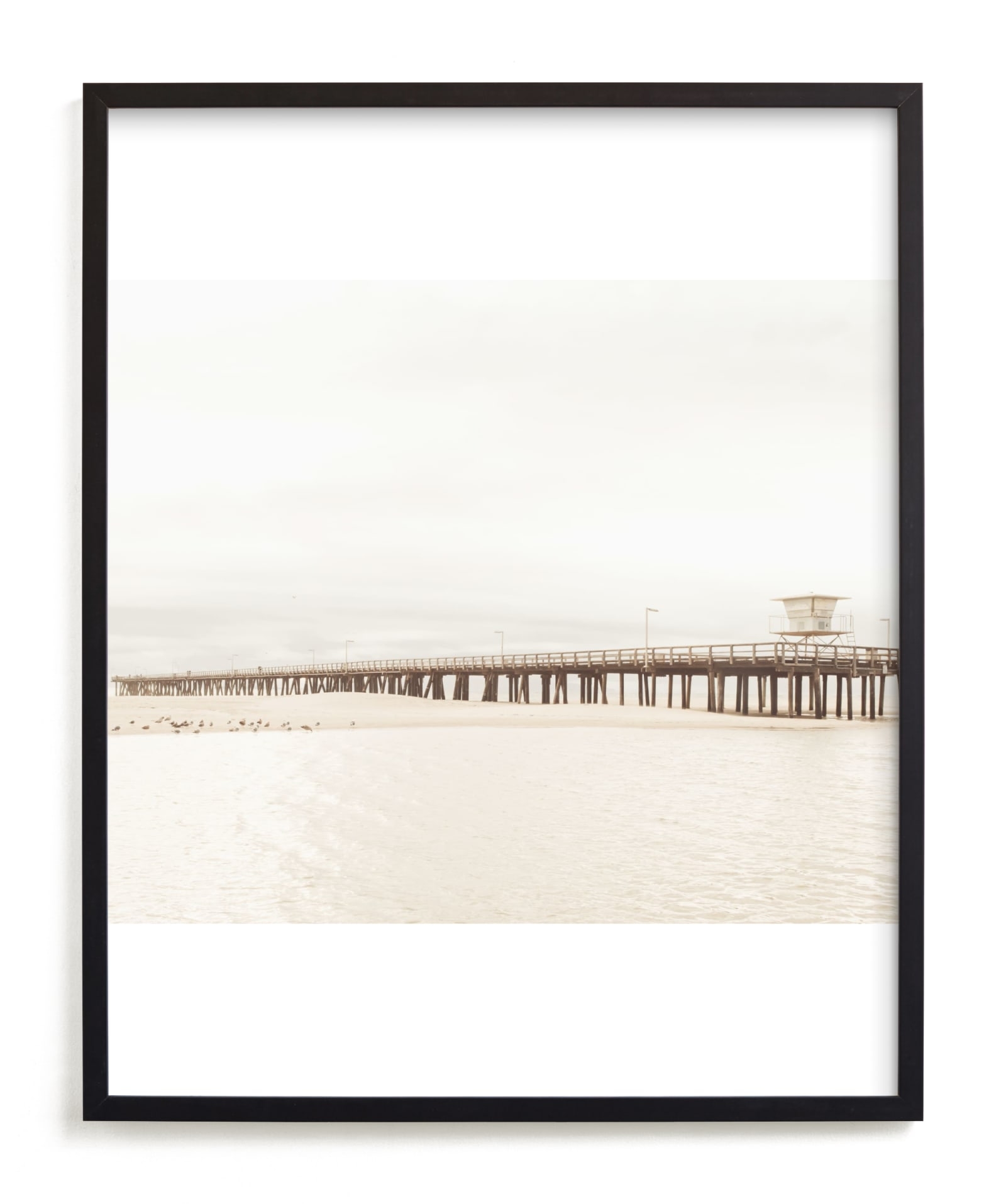 Stormy Pier Limited Edition Fine Art Print 2 - Image 0