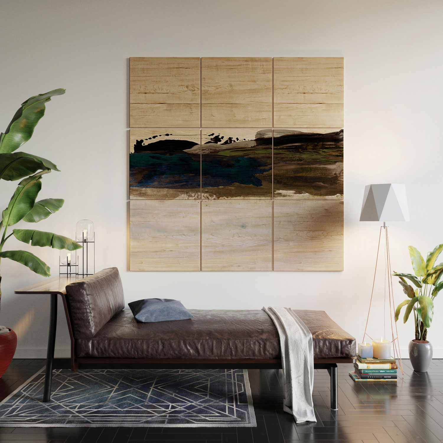 Soulscape 02 by Iris Lehnhardt - Wood Wall Mural5' x 5' (Nine 20" wood Squares) - Image 2