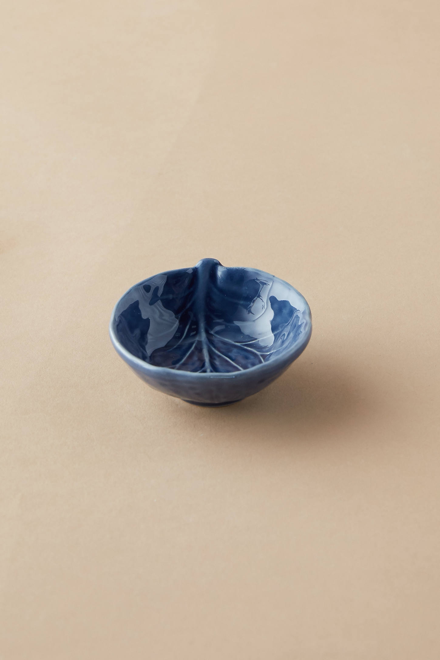 Ceramic Cabbage Salt Cellar By Terrain in Blue - Image 0
