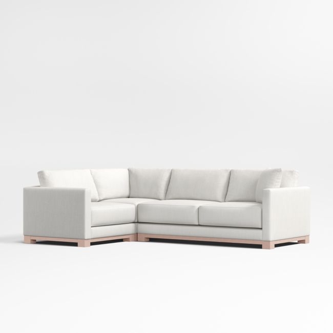 Gather Wood Base 3-Piece Corner Sectional Sofa - Image 0