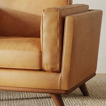 Zander Chair Tan Charme Leather Almond - Image 1