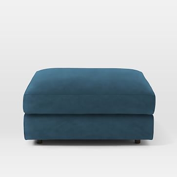 Urban Ottoman, Classic Cotton, Opal, Concealed Support - Image 2