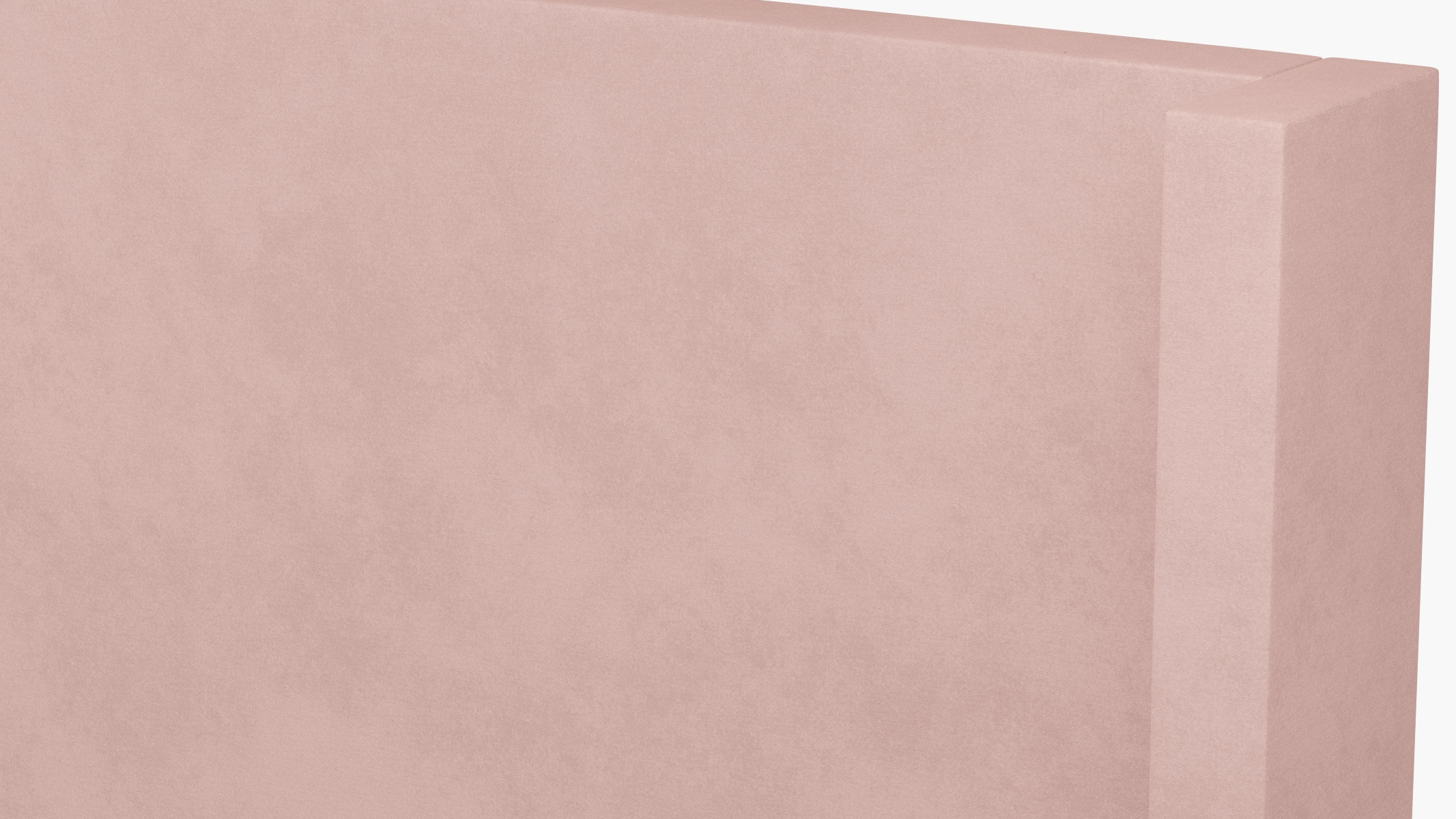 Modern Wingback Headboard, Blush Classic Velvet, King - Image 2