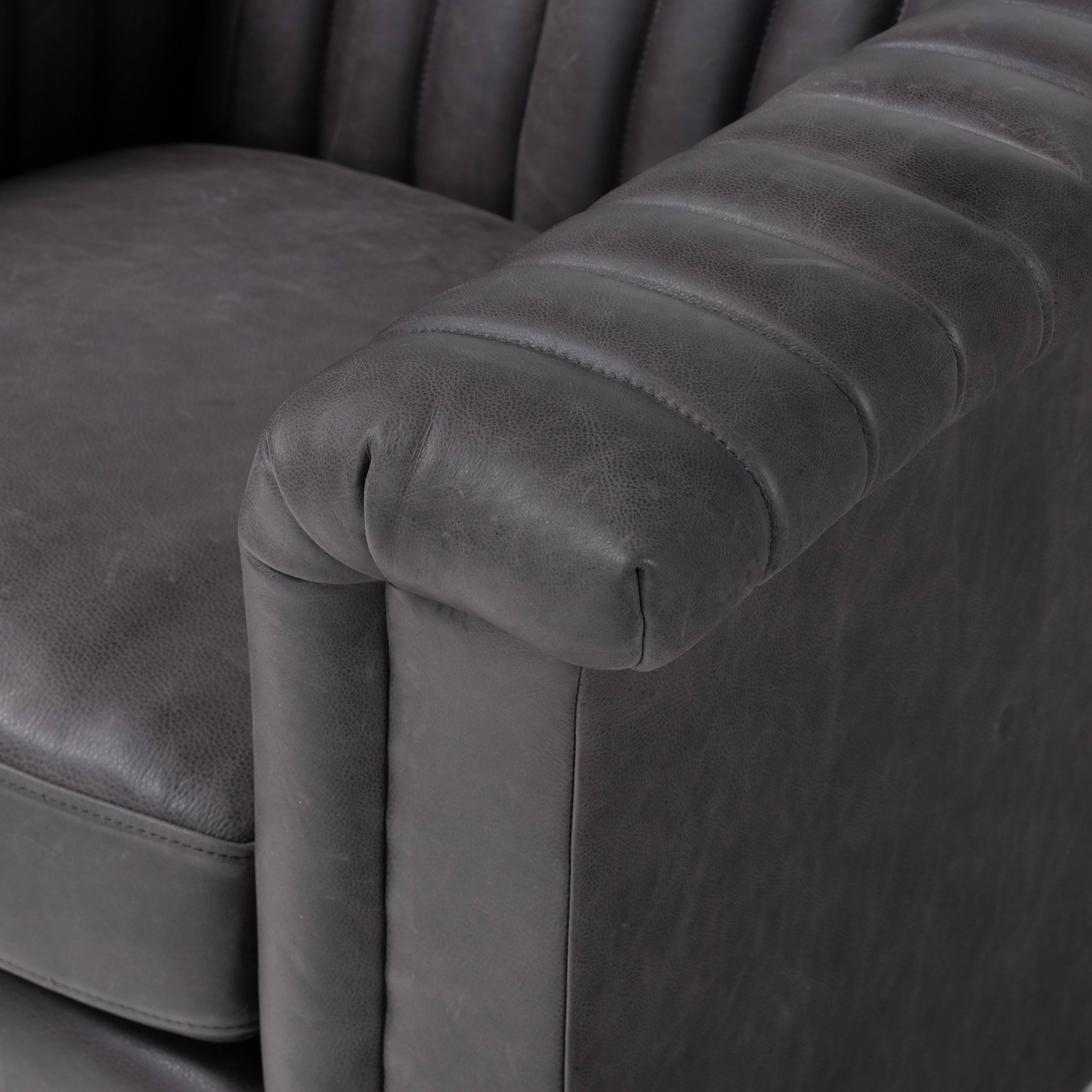 Watson Swivel Chair - Palermo Black - Image 6