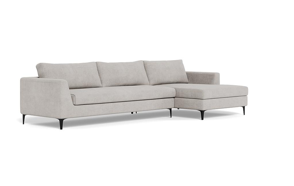 Asher 3-Seat Right Chaise Sectional - Image 1