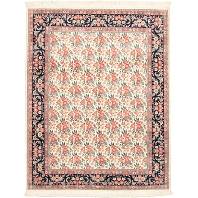 One-of-a-Kind Alleigh Hand-Knotted 2010s Pink/Blue 9' x 12'2" Wool Area Rug - Image 0