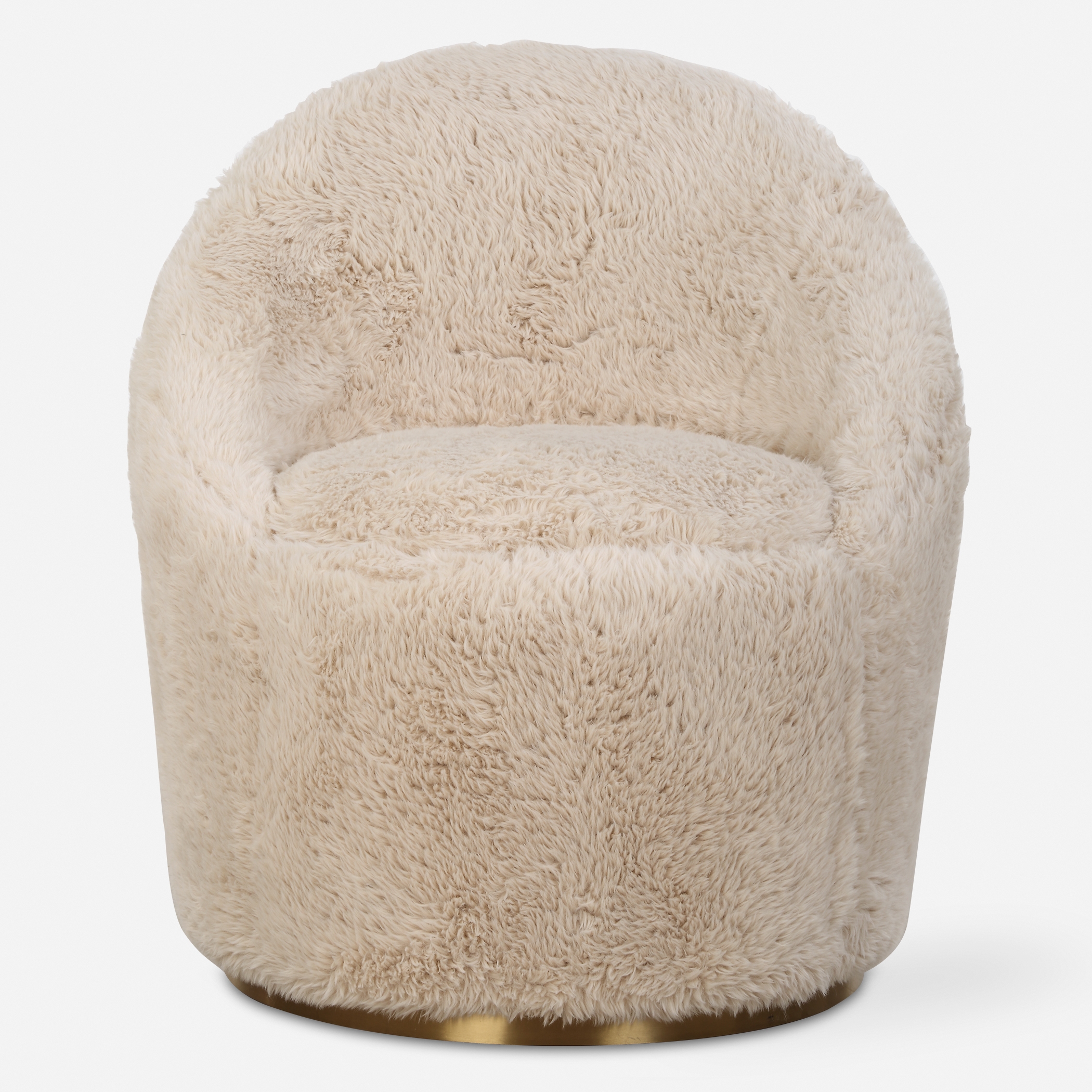 Crue Sheepskin Swivel Chair - Image 0
