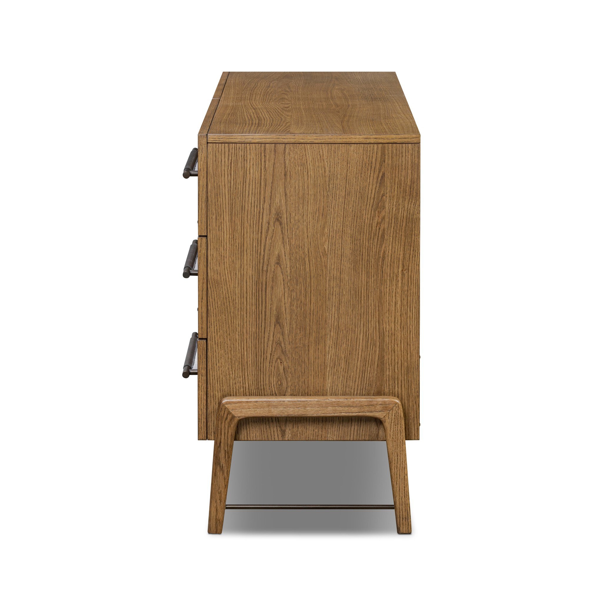 Rosedale 6 Drawer Dresser - Amber Oak Veneer - Image 2