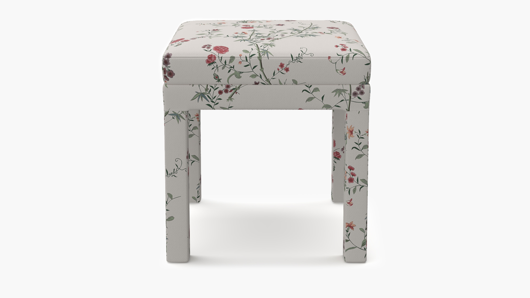 Parsons Ottoman, Multi Bamboo Garden - Image 0